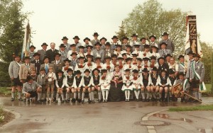 Gruppenfoto aus dem Jahr 1981